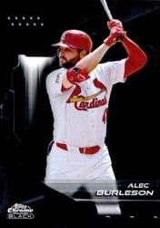 2026 Topps Chrome Black Base Set Alec Burleson #96 card
