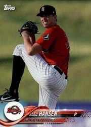 2018 Topps Pro Debut Base Set Alec Hansen #52 card