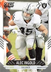 2021 Score Base Set Alec Ingold #231 card
