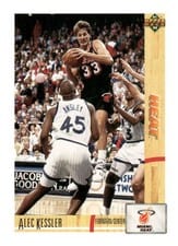 1991-92 Upper Deck Base Set Alec Kessler #194 card