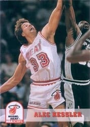 1993-94 Hoops Base Set Alec Kessler #362 card