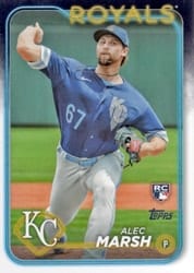 2024 Topps Base Set Alec Marsh #163 card