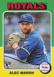 2024 Topps Heritage Base Set Alec Marsh #683 card