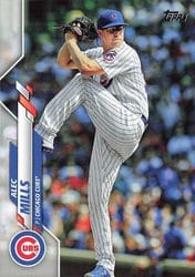 2020 Topps Update Base Set Alec Mills #U-220 card
