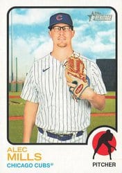 2022 Topps Heritage Base Set Alec Mills #263 card