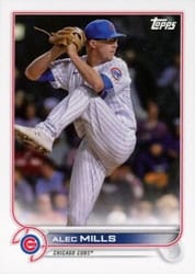 2022 Topps Mini Base Set Alec Mills #474 card