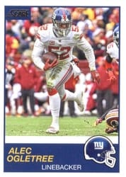 2019 Score Base Set Alec Ogletree #179 card