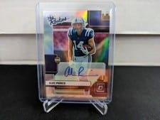 2022 Donruss Optic The Rookies Autographs Alec Pierce #TR-14 card