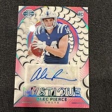 2022 Panini Illusions Mystique Autographs Alec Pierce #M-30 card