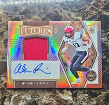 2022 Panini Legacy Futures Patch Autographs Alec Pierce #FP-AP card