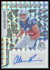 2022 Panini Mosaic Rookie Autographs Mosaic Alec Pierce #RAM-AP card