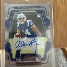 2022 Panini Playbook Signatures Alec Pierce #121 card