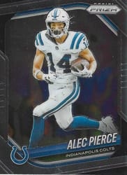 2025 Panini Prizm Base Set Alec Pierce #209 card