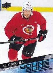 2020-21 Upper Deck Base Set Alec Regula #478 card