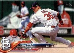 2018 Topps Base Set Aledmys Diaz #67 card