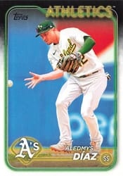 2024 Topps Base Set Aledmys Díaz #586 card