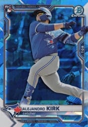 2021 Bowman Chrome Sapphire Edition Base Set Alejandro Kirk #49 card