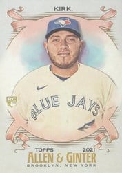 2021 Topps Allen & Ginter Base Set Alejandro Kirk #261 card