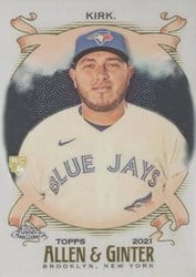 2021 Topps Allen & Ginter Chrome Base Set Alejandro Kirk #261 card