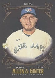 2021 Topps Allen & Ginter X Base Set Alejandro Kirk #261 card