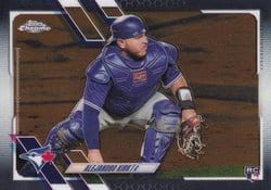 2021 Topps Chrome Base Set Alejandro Kirk #71 card