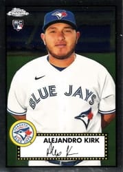 2021 Topps Chrome Platinum Anniversary Base Set Alejandro Kirk #47 card