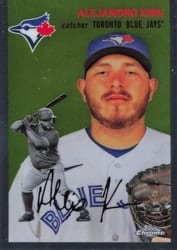 2023 Topps Chrome Platinum Anniversary Base Set Alejandro Kirk #327 card