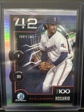 2025 Bowman Bowman Scouts Top 100 Alejandro Rosario #BTP-42 card