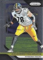 2018 Panini Prizm Base Set Alejandro Villanueva #37 card
