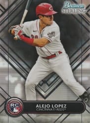 2022 Bowman Sterling Base Set Alejo Lopez #BSR-39 card