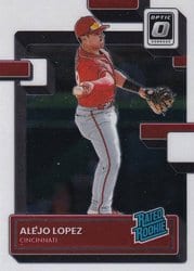 2022 Donruss Optic Base Set Alejo Lopez #92 card