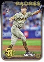 2024 Topps Update Base Set Alek Jacob #US66 card