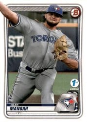 2020 Bowman 1st Edition Base Set Alek Manoah #BFE-149 card