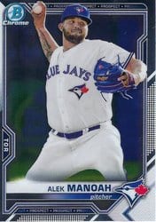 2021 Bowman Chrome Prospects Alek Manoah #BCP-27 card