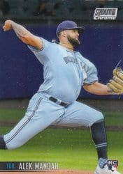 2021 Stadium Club Chrome Base Set Alek Manoah #400 card