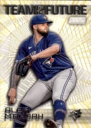 2022 Stadium Club Team of the Future Alek Manoah #TOF-18 card