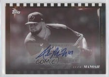 2022 Topps Black & White Autographs Alek Manoah #76A card