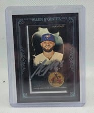 2023 Topps Allen & Ginter Framed Mini Autographs Alek Manoah #MA-AMA card