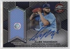 2023 Topps Chrome Authentics Autographs Alek Manoah #TCAA-ALM card