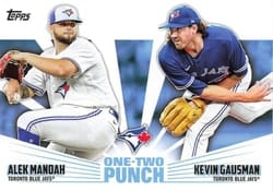 2023 Topps One-Two Punch Alek Manoah / Kevin Gausman #12P-9 card
