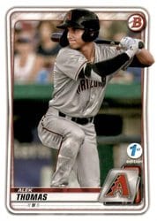 2020 Bowman 1st Edition Base Set Alek Thomas #BFE-98 card