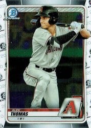 2020 Bowman Chrome Prospects Alek Thomas #BCP-98 card