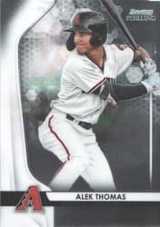 2020 Bowman Sterling Base Set Alek Thomas #BPR-17 card