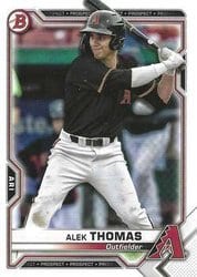 2021 Bowman Prospects Alek Thomas #BP-31 card