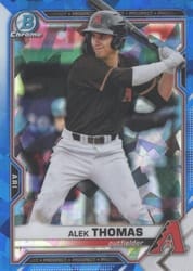 2021 Bowman Sapphire Edition Base Set Alek Thomas #BCP-31 card
