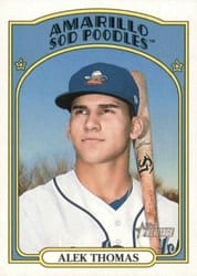2021 Topps Heritage Minor League Base Set Alek Thomas #118 card