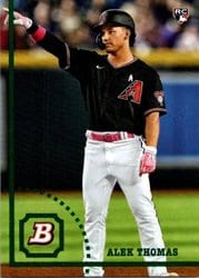 2022 Bowman Heritage Base Set Alek Thomas #78 card