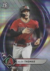 2022 Bowman Platinum Base Set Alek Thomas #67 card