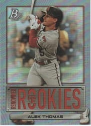 2022 Bowman Platinum Renowned Rookies Alek Thomas #RR-11 card
