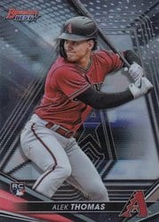 2022 Bowman's Best Base Set Alek Thomas #22 card